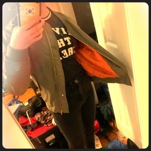 Glamorous Olive Green Bomber Jacket